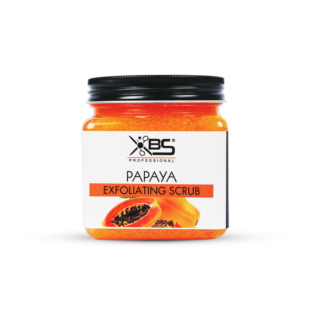XBS Papaya Exfoliating Scrub For Improving Skin Texture, Helps to Moisturizes Skin, Anti-Aging | Made For All Types of Skin (380ml)
